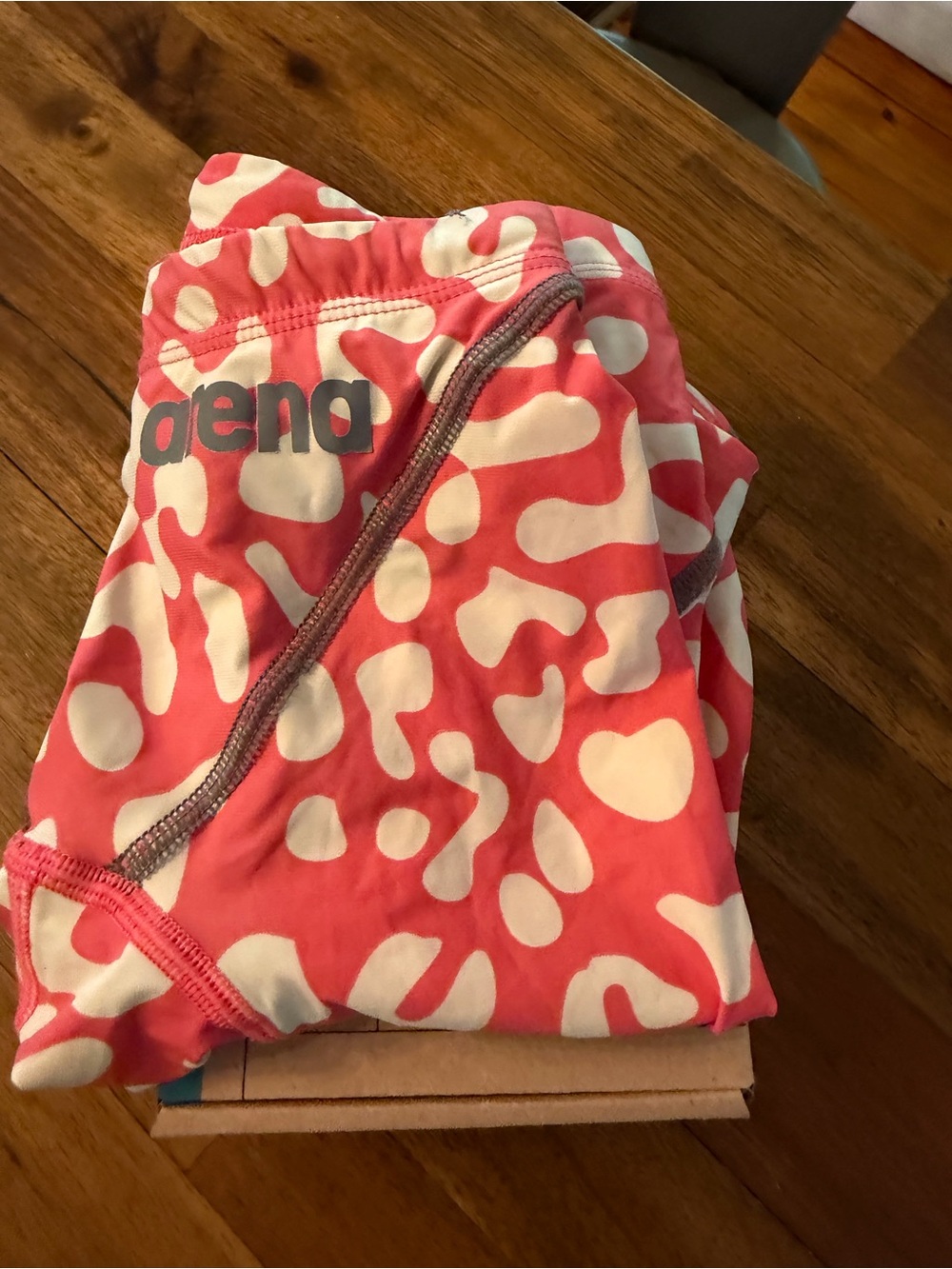 Arena Kids Coral & White Swim Pajama Bottoms
